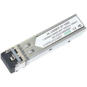 OXFMXVBTR 1.25G CWDM SFP 100km 1270 tot 1450nm1G 1000base mini-GBIC voor Cwdm Mux/Demux Compatibel met de meeste schakelaars (1270nm)