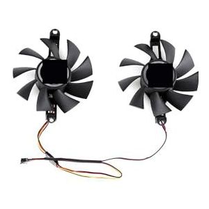 75MM GTX 1060 P106-100 Koelventilator voor kleurrijke 960 950 1050Ti iGame Video Grafische Kaart(Black 2-Fan Round)