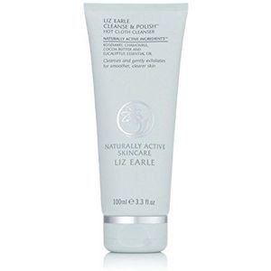 Liz Earle Cleanse en Poolse 100ml tube met 2 mousseline doeken