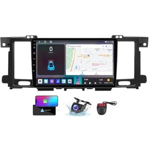 Android 13 QLED Autoradio voor Nissan Patrol 6 Y62 2010-2020 - Ingebouwde DSP/Carplay/Android Auto - Camera + DVR - 9 inch 2 Din - Stuurbediening - FM AM RDS DAB Radio - BT 5.0(NF-6)