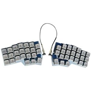 LYEAA Bekabeld ergonomisch split-toetsenbord met hot-swap, ondersteuning voor links-rechtshandigen voor pc-gaming-toetsenbord