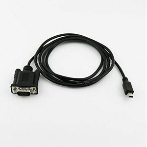 Connector en Terminal 1x Mini USB Mannelijke 5 pin naar VGA D-SUB 15 pin Mannelijke Kabel voor Mobiele DVD EVD 1.5m
