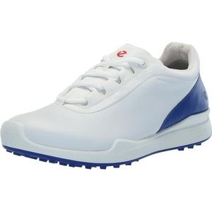ECCO Biom Hybrid Bny waterdichte golfschoen voor heren, wit/Mazarine blauw, 9/9,5 UK, Wit Mazarine Blauw, 9/9.5 UK