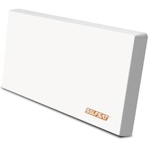 Selfsat H22D2 platte antenne met verwisselbare Twin LNB wit