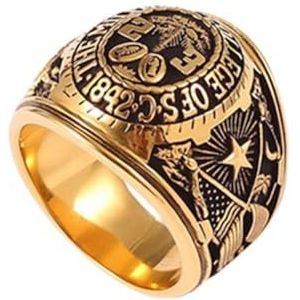 CoopO House Of Cards Frank's Same Ring van sterling zilver, handgemaakt, individueel, persoonlijkheid, afstudeersouvenir, cadeau, Eén maat, Agaat