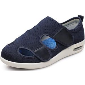 Sandalen Ongewoon, Wandelen Air Cushion Orthopedische Sandalen Ouderen Schoenen Moeder En Vader Schoenen Casual Sandalen Verstelbare Plakken(Blue,41 EU)