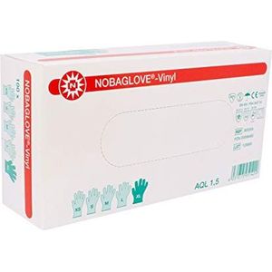NOBAGLOVE® vinyl poedervrije onderzoekshandschoenen XS-XL X-Large