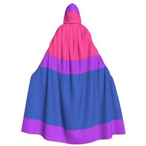 WURTON Pride Vlag Print Hooded Mantel Unisex Volwassen Mantel Halloween Kerst Hooded Cape Voor Vrouwen Mannen