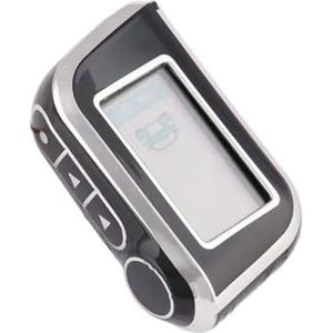 Autosleutel beschermhoes Tpu Autosleutel Case Shell Fob Voor Starline A91 A61 B9 B91 B6 B61 V7 Russische Twee Manier Versie 2 Weg Alarm Sleutelhanger Cover Sleutel Shell(Silver Black)