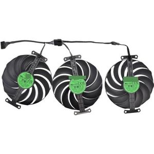T129215BU, GPU-koeler, grafische kaartventilator voor ASUS voor TUF voor RTX 4090 voor GAMING OG OC voor RTX4090, koeling van videokaarten(3 Pcs Fan)