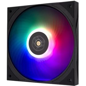 Thermalright TL-H12015B-S CPU-ventilator, computerbehuizingsventilator, stille 4-pins PWM-voeding, 1900 rpm hoge snelheid, 15 mm slanke koelventilator voor CPU-koeling en behuizing, ARGB-ventilator