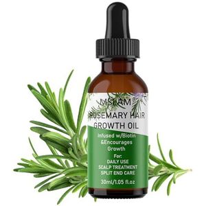 Rozemarijn Haarolie - 30ml Natuurlijke haargroeiolie met rozemarijn - Haargroeiolie voor diepe voeding en hoofdhuidbescherming voor lang haar, kort haar Honhoha