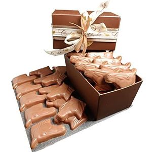 Legendary -Pralines Paardenhoofd met praliné melkchocolade - fijnste collectie van handgemaakte traditionele Belgische bonbons | 500 gr.