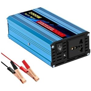 Spanningsomvormer Zonne-omvormer Met LED-display, Zuivere Sinusgolf 12V/24V Naar 220V/110V 50/60Hz, DC Naar AC-omvormer(24V60HZ,110V,1000W)