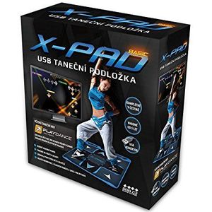 X-PAD Basic Dance Pad, USB-dansmat, PlayDance Edition (PC + MAC) - dansspel en liedjes inbegrepen, eenvoudige uitbreiding met je favoriete nummers