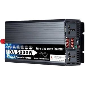 Spanningsomvormer Power Solar Auto-omvormers Dubbel Digitaal Display Zuivere Sinusomvormer DC 12V 24V 48V 60V 72V Naar AC 110V 220V 3000W 4000W 5000W Omvormer(48V,110V(60HZ),5000W)