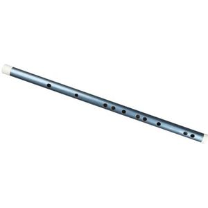 Beginner Bamboefluit Professioneel Handgemaakt Muziekinstrument Blauw Met Wit Mondstuk (Color : E)