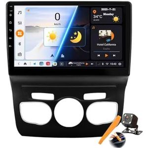 YLOXFW Auto Stereo Android 15.0 Radio Sat Nav voor PG C4 C4L 2013-2017 GPS Navi 10'' Cartablet Multimedia Video Player FM BT Ontvanger met Carplay 4G 5G WiFi DSP SWC,Y500s