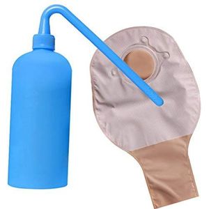 GHzzY 2 stuks colostomy tas reinigingsgereedschap - stoma zakken plastic reinigingsfles voor alle stomie zakken - herbruikbare wasfles 350ML