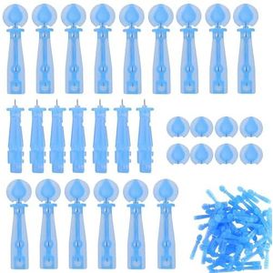 100 stuks mee-etersverwijderaar, wegwerpbare puistjespopper naald, mee-eterverwijderaar, effectieve verwijdering van acne en acne mee-eters voor schoonheidssalon, thuisgebruik om de huid schoon te