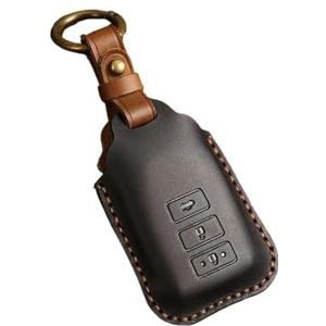 Autosleutel beschermhoes Protector Shell Keyless Auto Accessoires 2 3 Knoppen Autosleutel Case Cover Leather Voor Prado Voor Yaris Voor Vios Voor Previa Sleutel Shell(2)