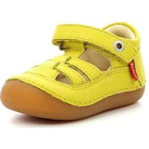 Kickers Sushy, sandalen voor baby's, uniseks, donkergeel, 23 EU
