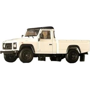 1/64 Voor Land Rover Defender 110 Pickup Truck Diecast Legering Model Auto (Color : Green, Size : With box)