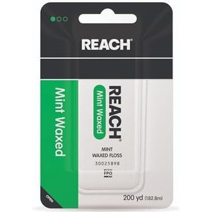 Reach Gewaxte tandzijde, 200 m, mintgroen, 1 stuk