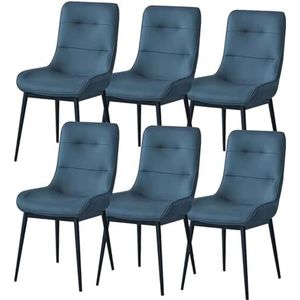 Eetkamerstoelen Moderne fluwelen eetkamerstoelen Set van 6, Scandinavische eetkamerstoelen met hoge rugleuning, gouden metalen poten, gestoffeerde eetkamerstoelen voor woonkamer, keuken, res