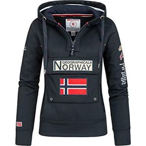 Geographical Norway - GYMCLASS - Sweatshirt - Marine - Lange Mouwen - Hoodie