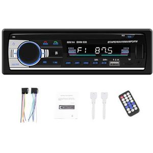 BOOMBOOST Autoradio Met Bluetooth Mp3-speler Auto Card Machine Radio Generatie Ondersteuning AUX U Disk Sd-kaart WMA WAV MP-530UT