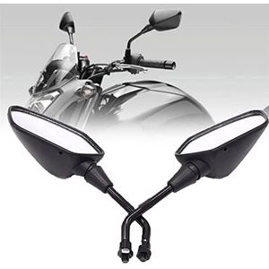 JGANRF Backview Motorfiets Achteruitkijkspiegels Reflector Motorfiets Achteruitkijkspiegel Zwart Voor NC700 NC700S NC700X NC750 NC750X/S