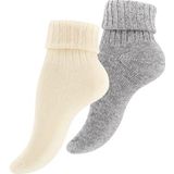 Cotton Prime Sokken  beige / grijs gemêleerd