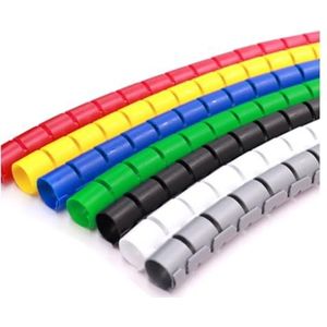 1 meter spiraalkabelbeschermer 8-40 mm veelkleurig(White,30mm inside diameter)