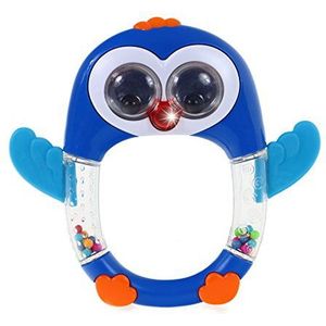 Kleurrijke plastic rammelaar, pinguïn speelgoed met muziek en verlichting, voor baby's en kinderen