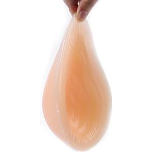 HomeJoySet Asymmetrische, Concave, Zelfklevende Siliconen Borstprothese, 350 G, Alleen Aan De Rechterkant, Nepborsten Van Medische Kwaliteit For Travestieten En Mastectomie(Left Side Only_350g/Piece)