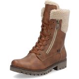 Veterboots - Color-Blocking - Imitatieleer - Warm Gevoerd