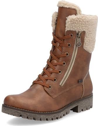 Veterboots - Color-Blocking - Imitatieleer - Warm Gevoerd