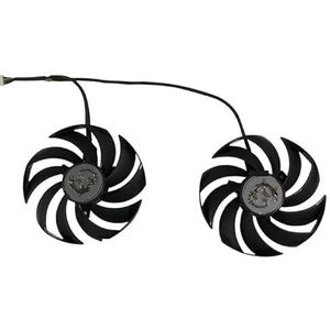 Grafische kaartventilator, 2 kogellagers, PLD10010B12HH voor MSI voor GeForce voor RTX 3090 Ti RTX3090Ti GAMING X TRIO, GPU Video VGA Koeler Koeling(Dual B C Fan)