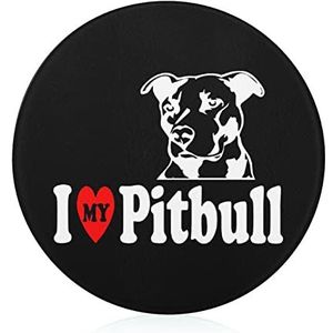 I Love My Pitbull Hond Snijplank Gehard Glas Snijplank voor Keuken Restaurant