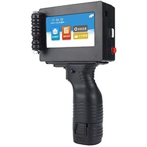 Draagbare Printer, 12.7mm 18 talen handheld inkjet printe rqr Bar Batch Code Datumnummer Logo Vervaldatum Label Draagbare Jet Inkjet-printer(K-R)