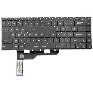 Amerikaanse Engelse toetsenborden met achtergrondverlichting voor MSI GE66 voor Raider MS-1541 GS66 voor Stealth MS-16V1 Laptoptoetsenbord RGB-achtergrondverlichting, kleurrijk