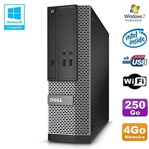 PC Dell Optiplex 3020 SFF Intel G3220 3GHz 4 GB schijf 250 GB DVD Wifi W7 (gecertificeerd en gereviseerd)