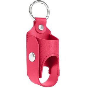 Inhalator-opbergkoffer, mobiele telefoonhouder voor op reis, van PU-, inhalator-afstandhouderbehuizing met metalen gesp, lichte en beschermende leren tas voor inhalator voor reizen, dagelijks