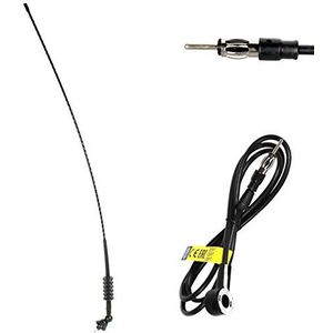 Alca Germany Universele auto-antenne voor radio FM/AM, hoogwaardige dakantenne, 80 cm
