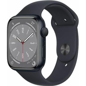 Apple Watch Series 8 (GPS, 45MM) Middernacht Aluminium Case with Middernacht Sport Band (Refurbished)