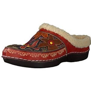 Laura Vita Dames Capucine 01 Clog, rood, 40 EU