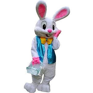 Pasen konijn konijn Mascotte Kostuum Volwassen Maat Fancy Dress Halloween, 2021 versie