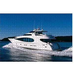 1000 Stuk Legpuzzel Luchtfoto Luxe Motor Jacht Schip Boot Vancouver Stanley Park Puzzels Voor Volwassenen Familie Games Diy Puzzel Gift Intellectuele Schilderijen Puzzel