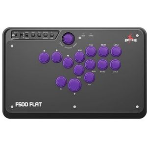 MAYFLASH F500 FLAT Fight Stick All Button Arcade Controller for PS4, PC, Xbox Series S/X, Xbox One, Switch/Switch 2, Steam Deck, macOS, Android, Raspberry Pi, NEOGEO mini and more